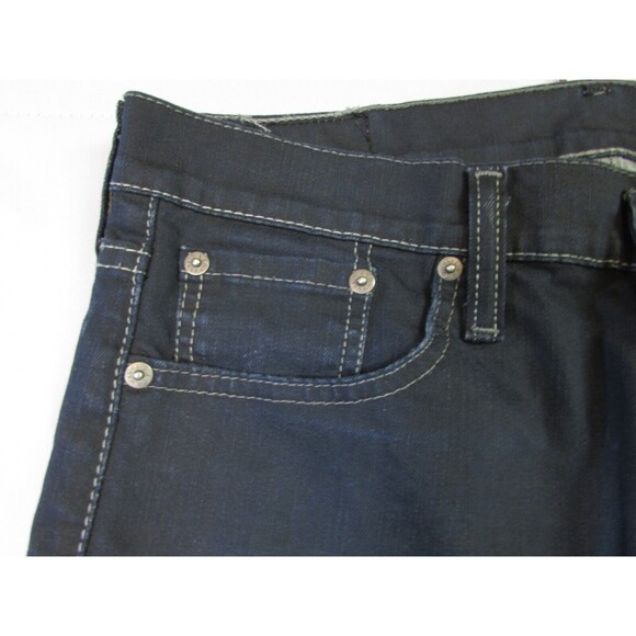 Levi's 508 Jeans Regular Taper Dark Blue Men's 30x32 White Stitching - Picture 5 of 10